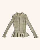 Alannah Hill - Wool Ruffle Hem Jacket