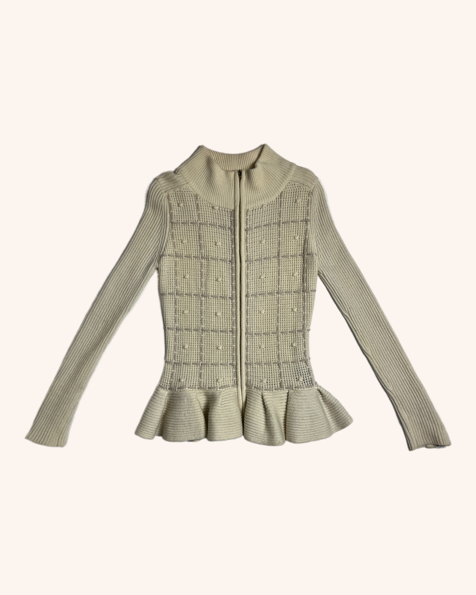 Alannah Hill - Wool Ruffle Hem Jacket