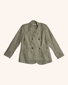 Ruby - Linen Pinstripe Blazer