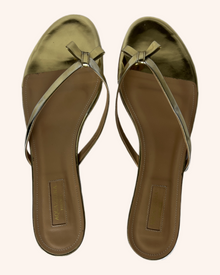 Aquazzura - Metallic Leather Sandals