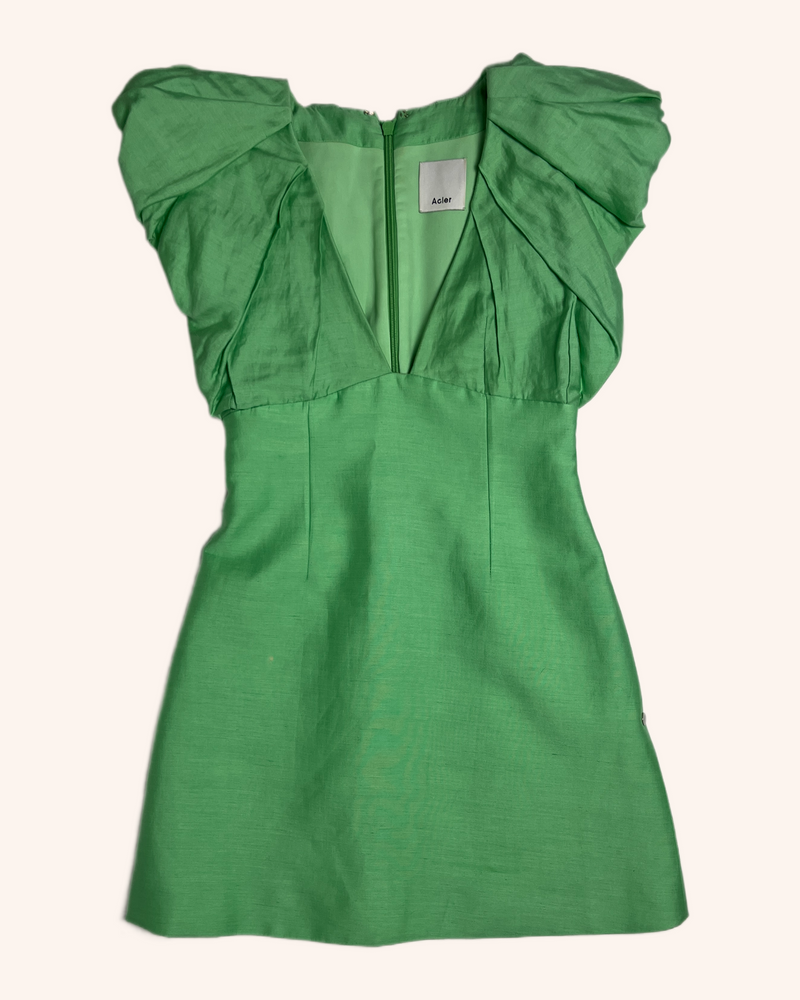 Acler - Puff Sleeve Mini Dress