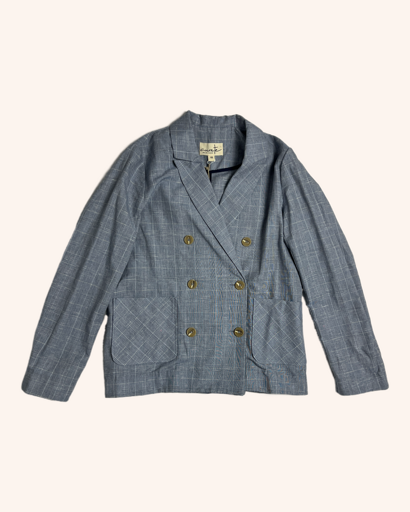 Curate Trelise Cooper - Plaid Double Breasted Blazer