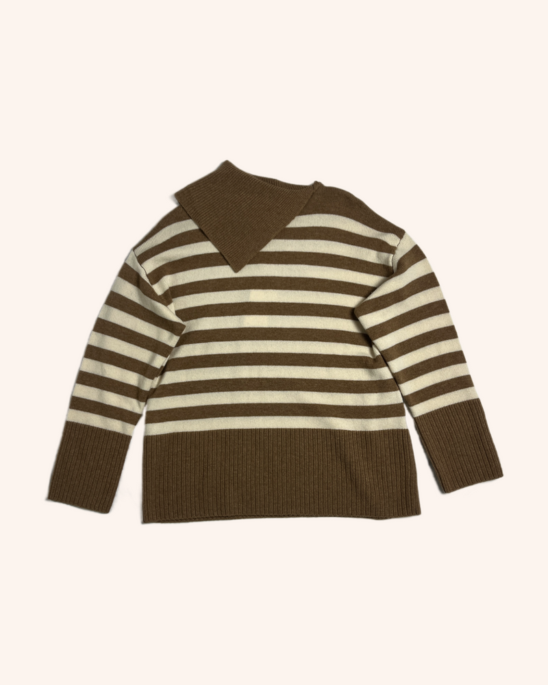 Caitlin Crisp - Wool Blend Striped Jumper