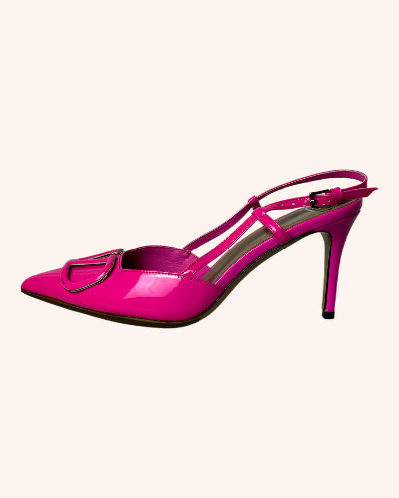 Valentino - Patent Slingback Heels