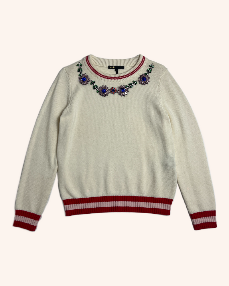 Maje - Embellished Knit Jumper