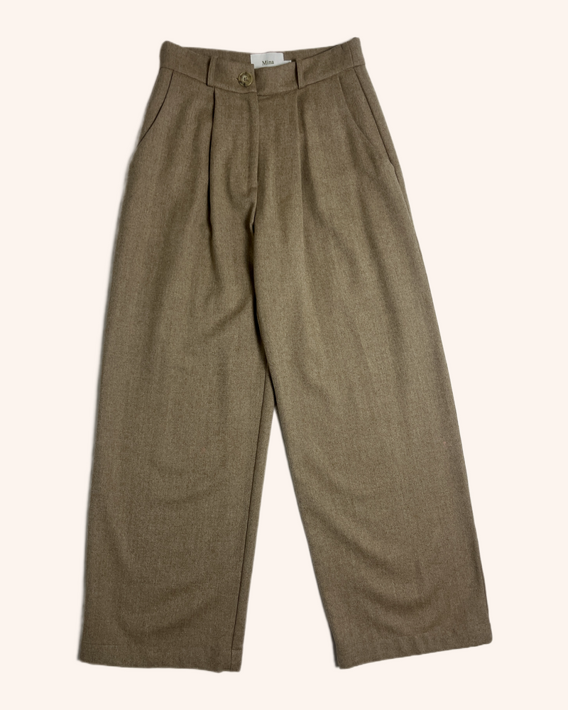 Mina - Wool Trousers