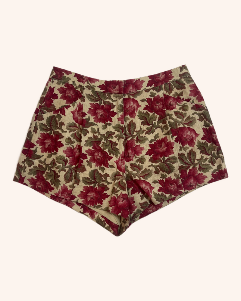 Posse - Floral Linen Shorts