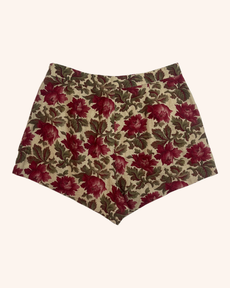 Posse - Floral Linen Shorts