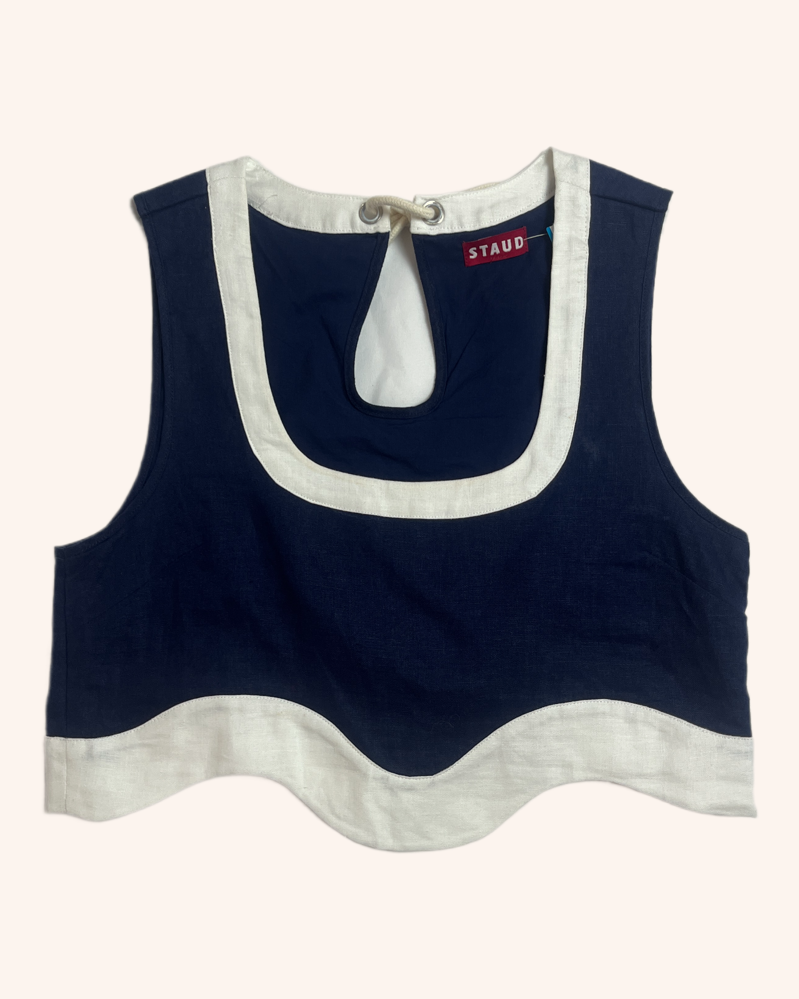 Staud - Linen Cropped Top