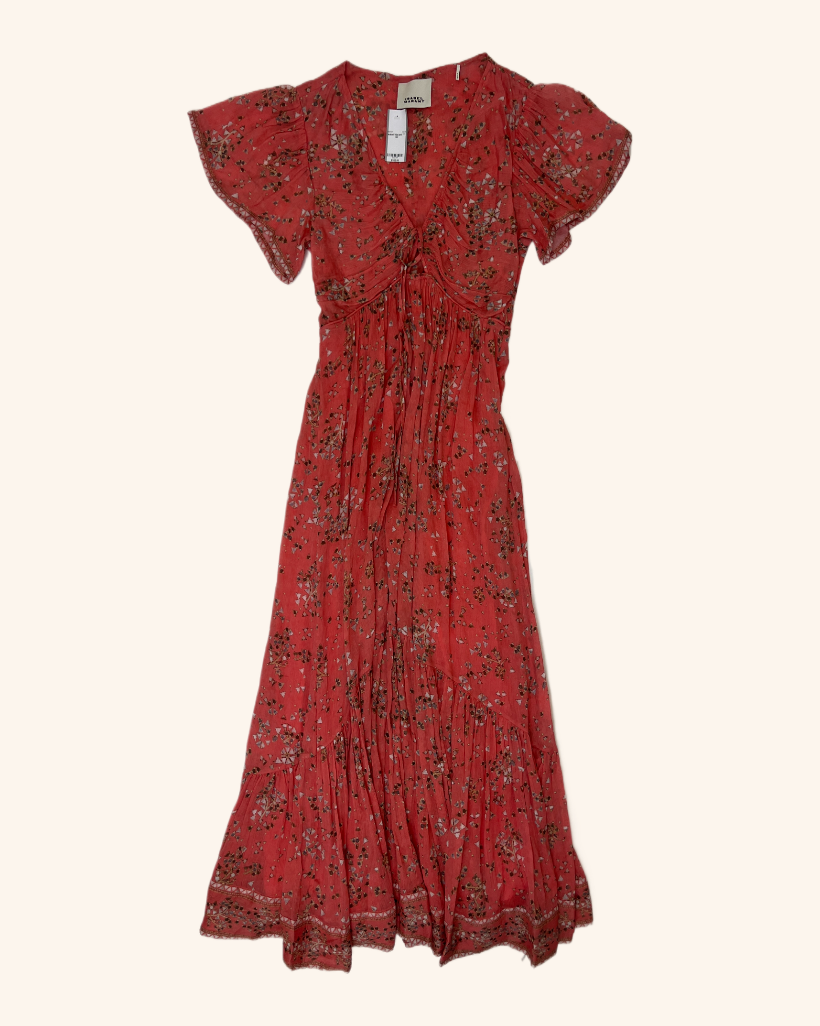 Isabel Marant - Triangle Print Maxi Dress