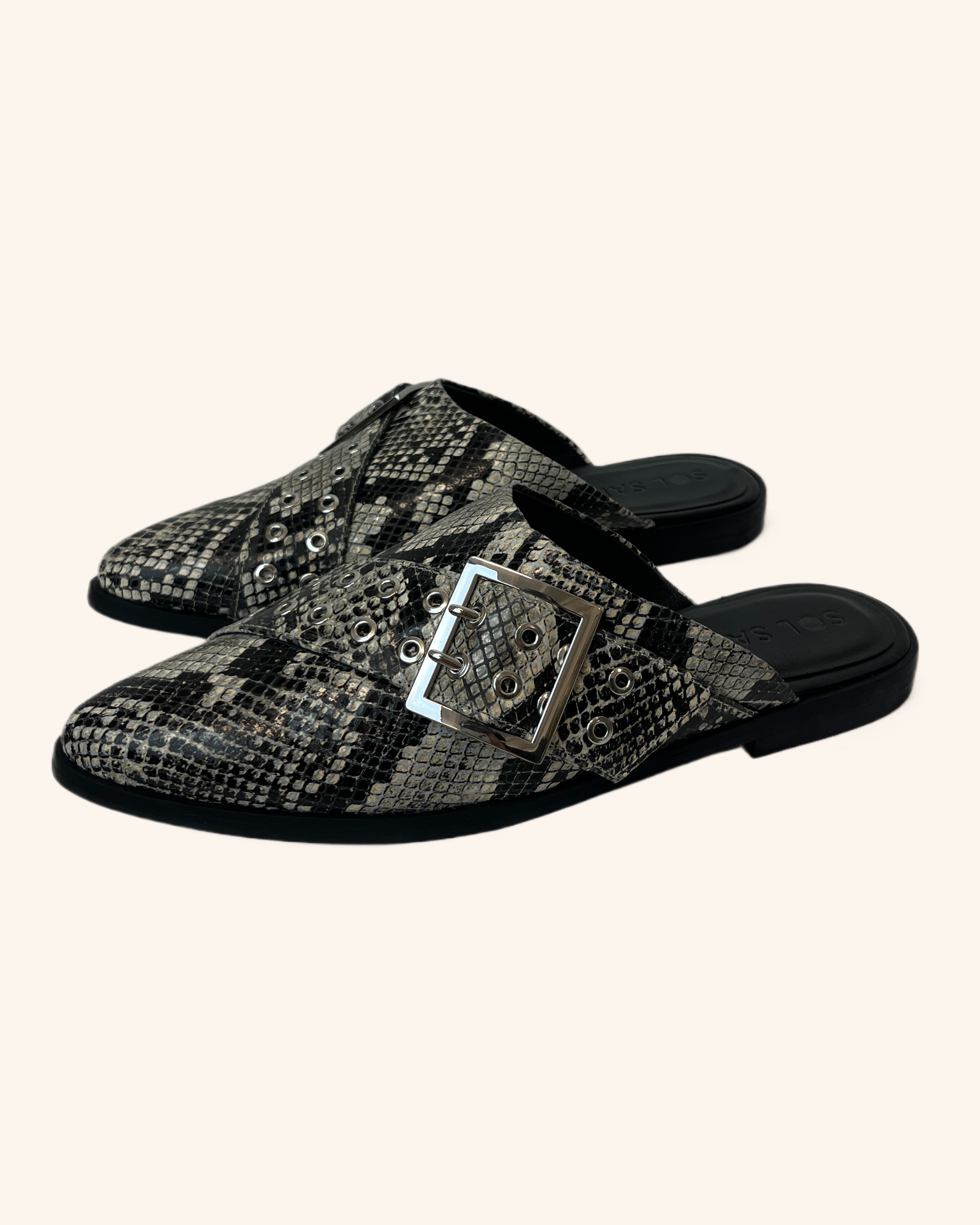 Sol Sana - Reptile Pattern Mules