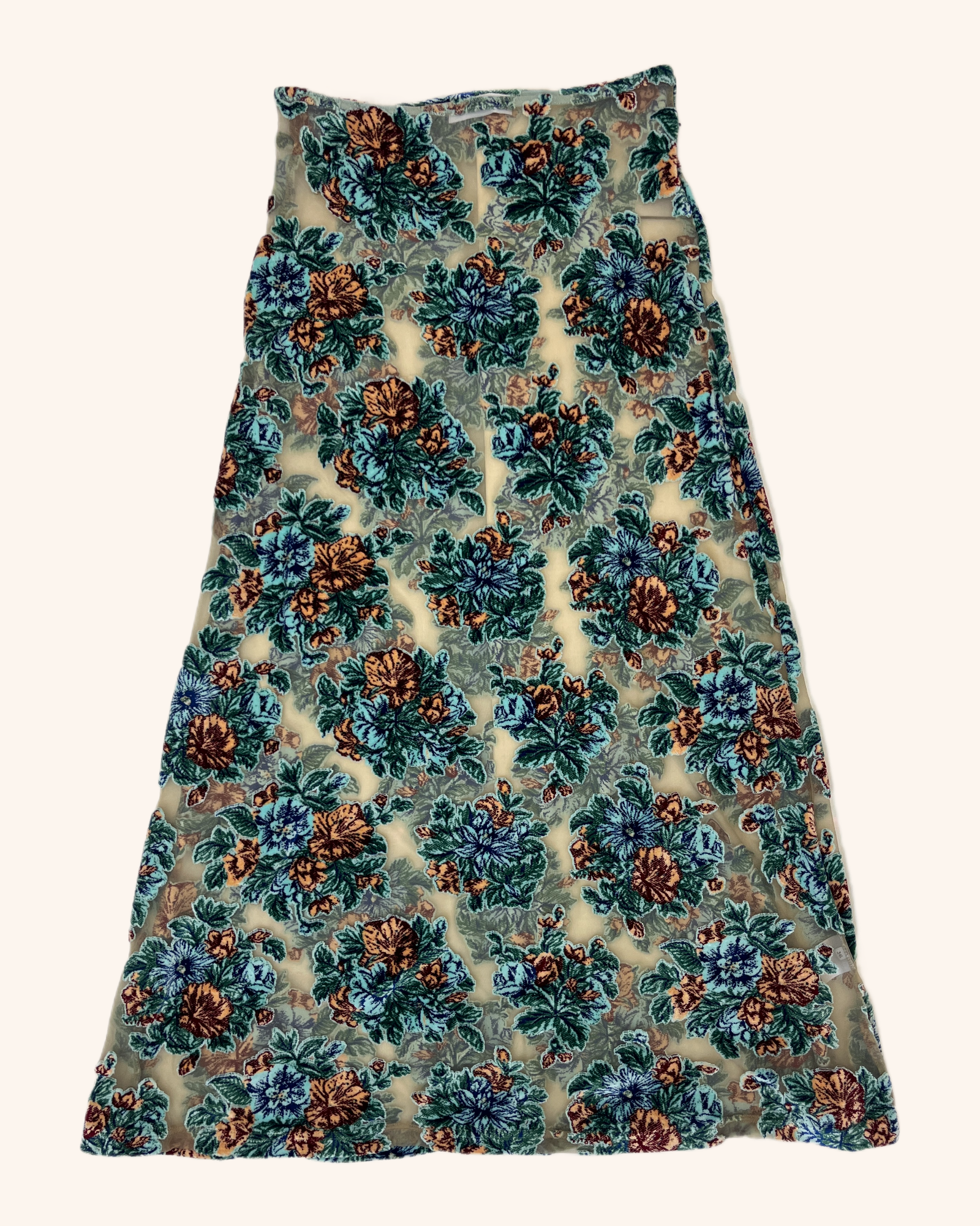Rabanne - Floral Maxi Skirt