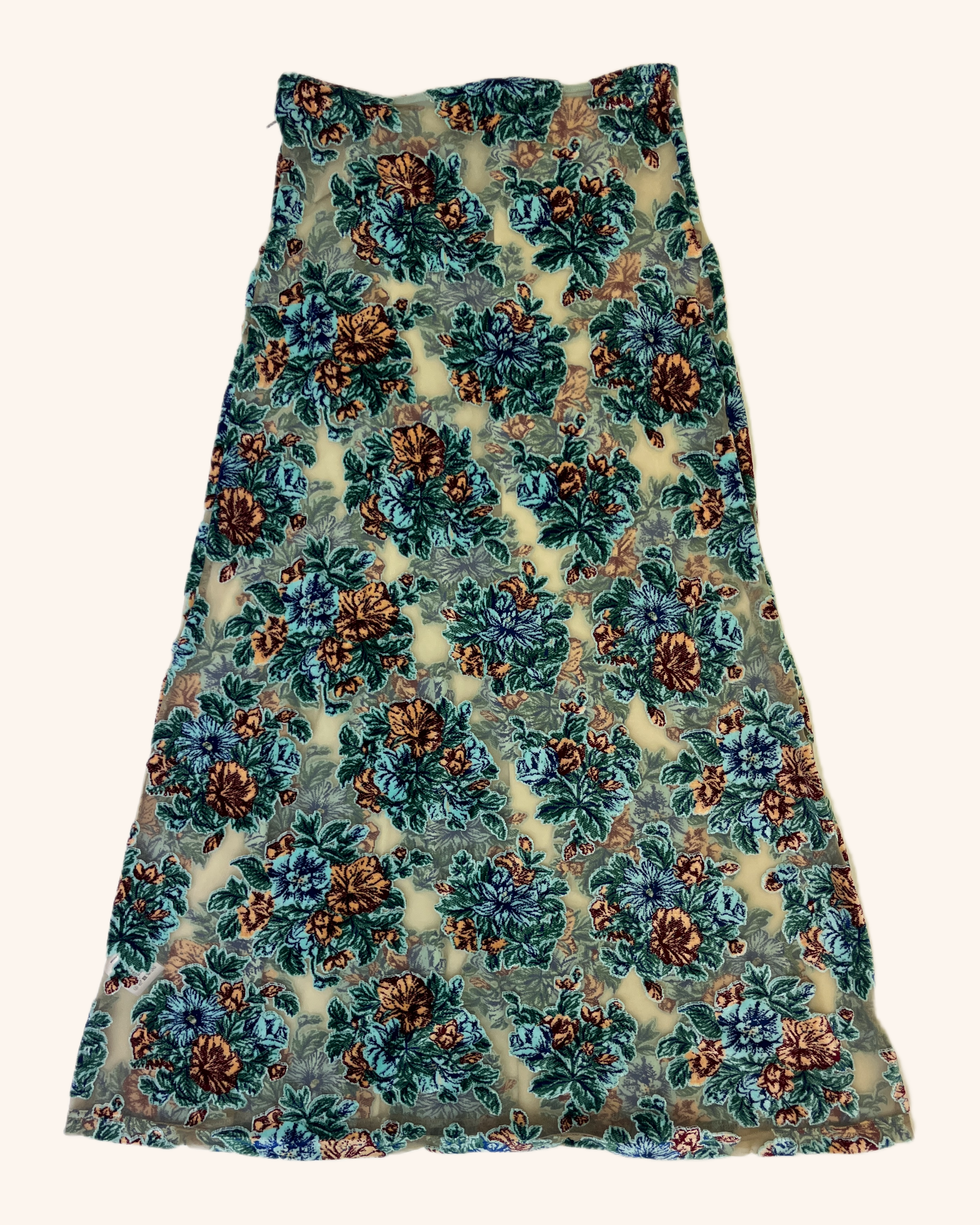 Rabanne - Floral Maxi Skirt