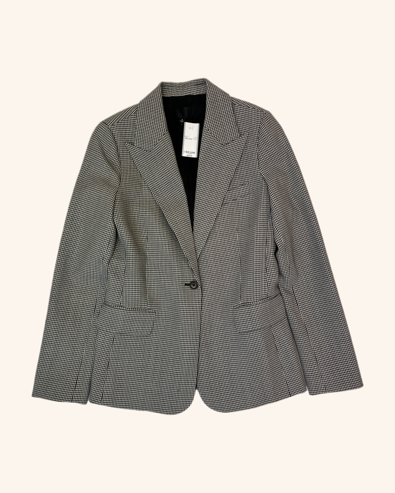 Nili Lotan - Wool Houndstooth Blazer
