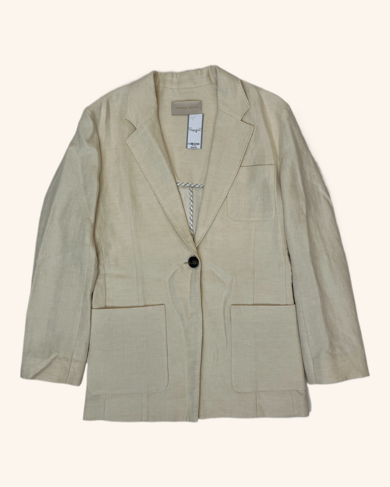 Vanessa Bruno - Cotton & Linen Blend Blazer