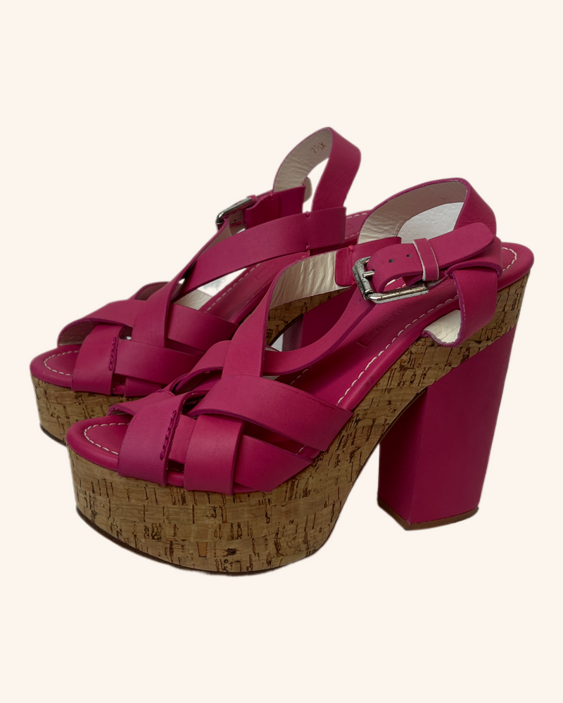 Ralph Lauren - Woven Strap Heels