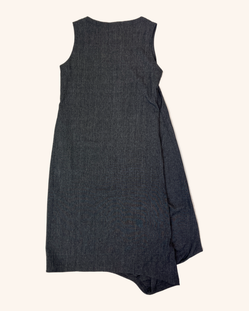 Moyuru - Asymmetric Hem Midi Dress