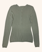 Marle - Knit 3/4 Button Up Top