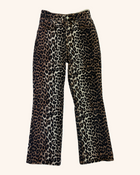 Ganni - Leopard Print Jeans