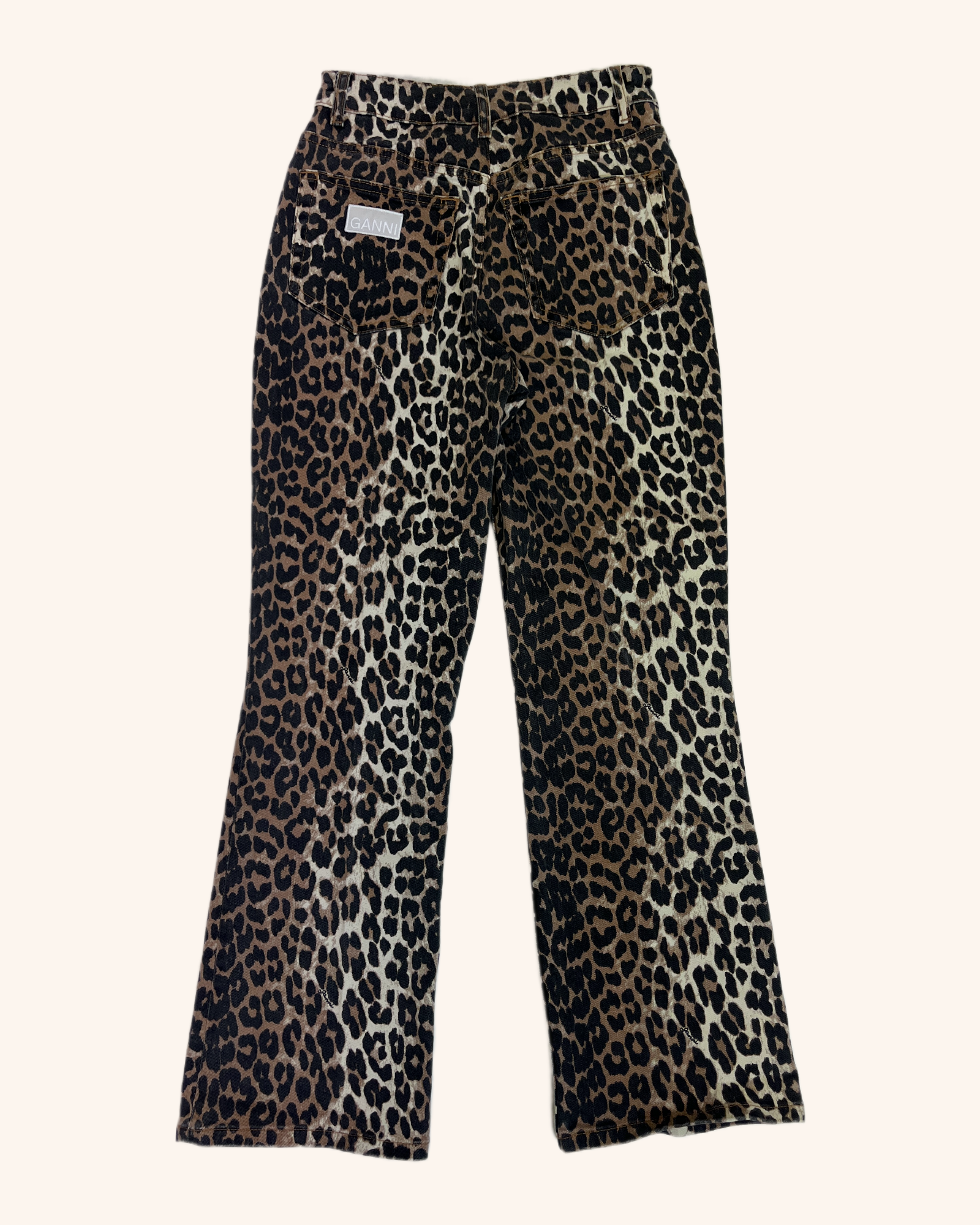 Ganni - Leopard Print Jeans