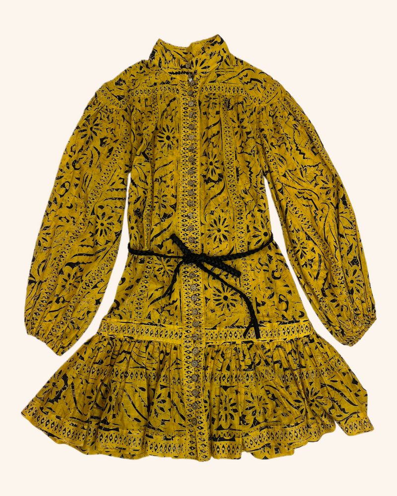 Zimmermann - Abstract Pattern Mini Dress