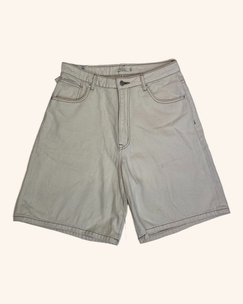 Marle - Denim Longline Shorts