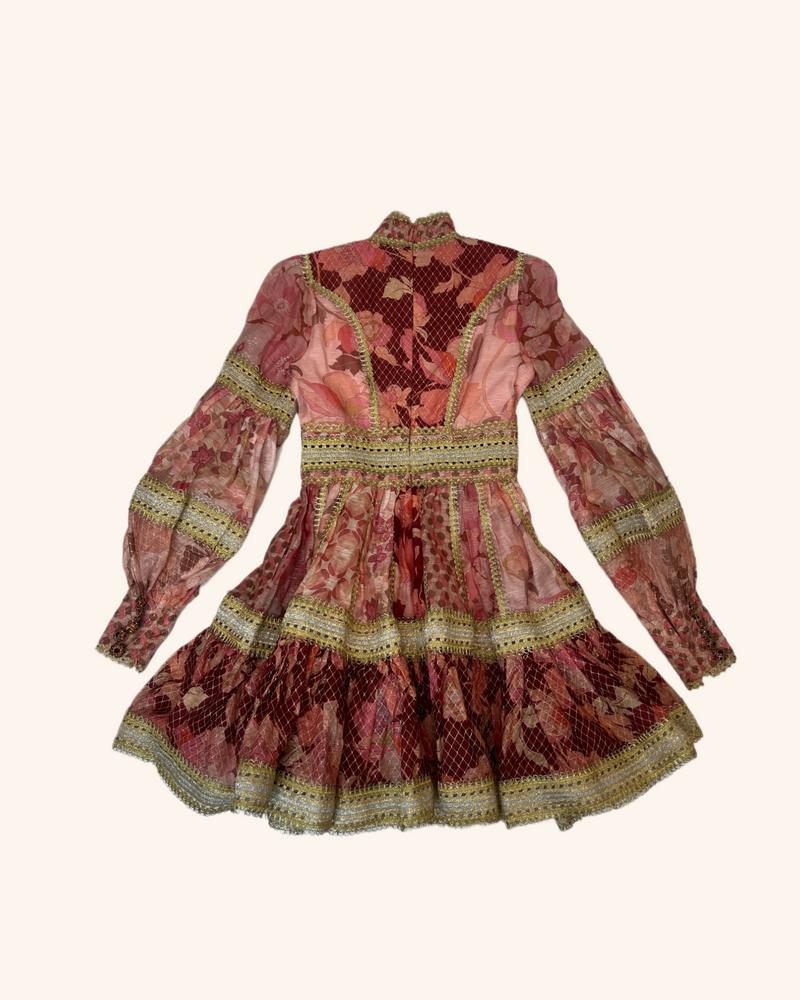 Zimmermann - Ornate Floral Mini Dress