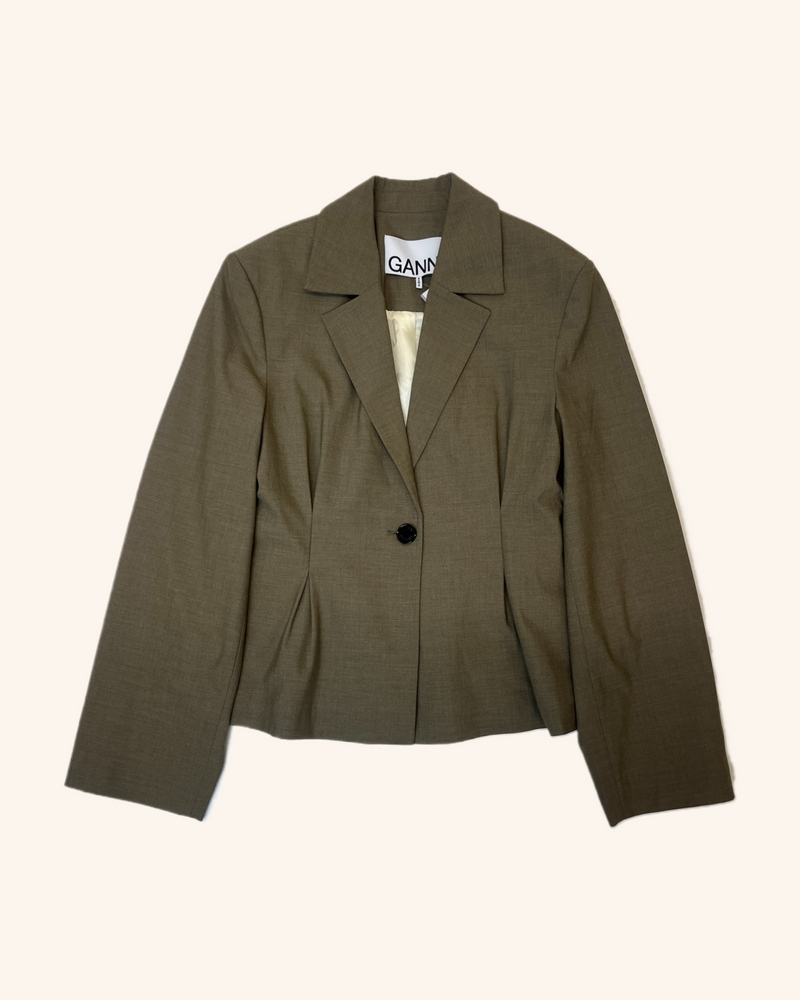 Ganni - Fitted Blazer