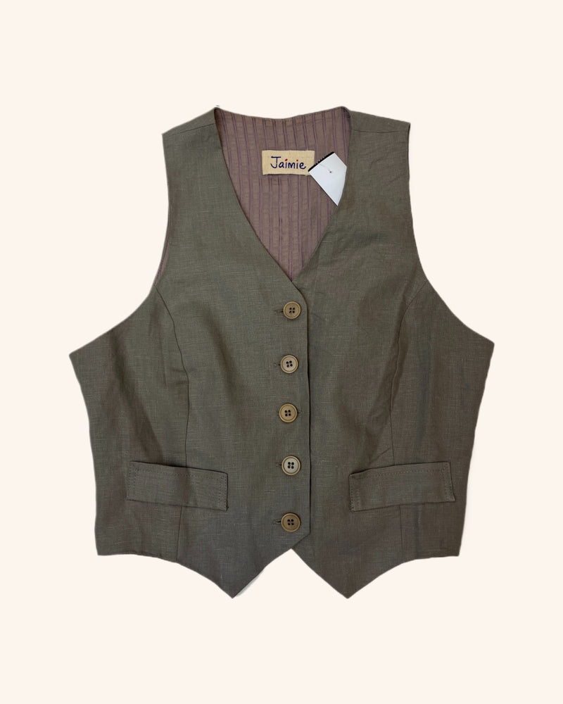 Jaimie - Linen Vest