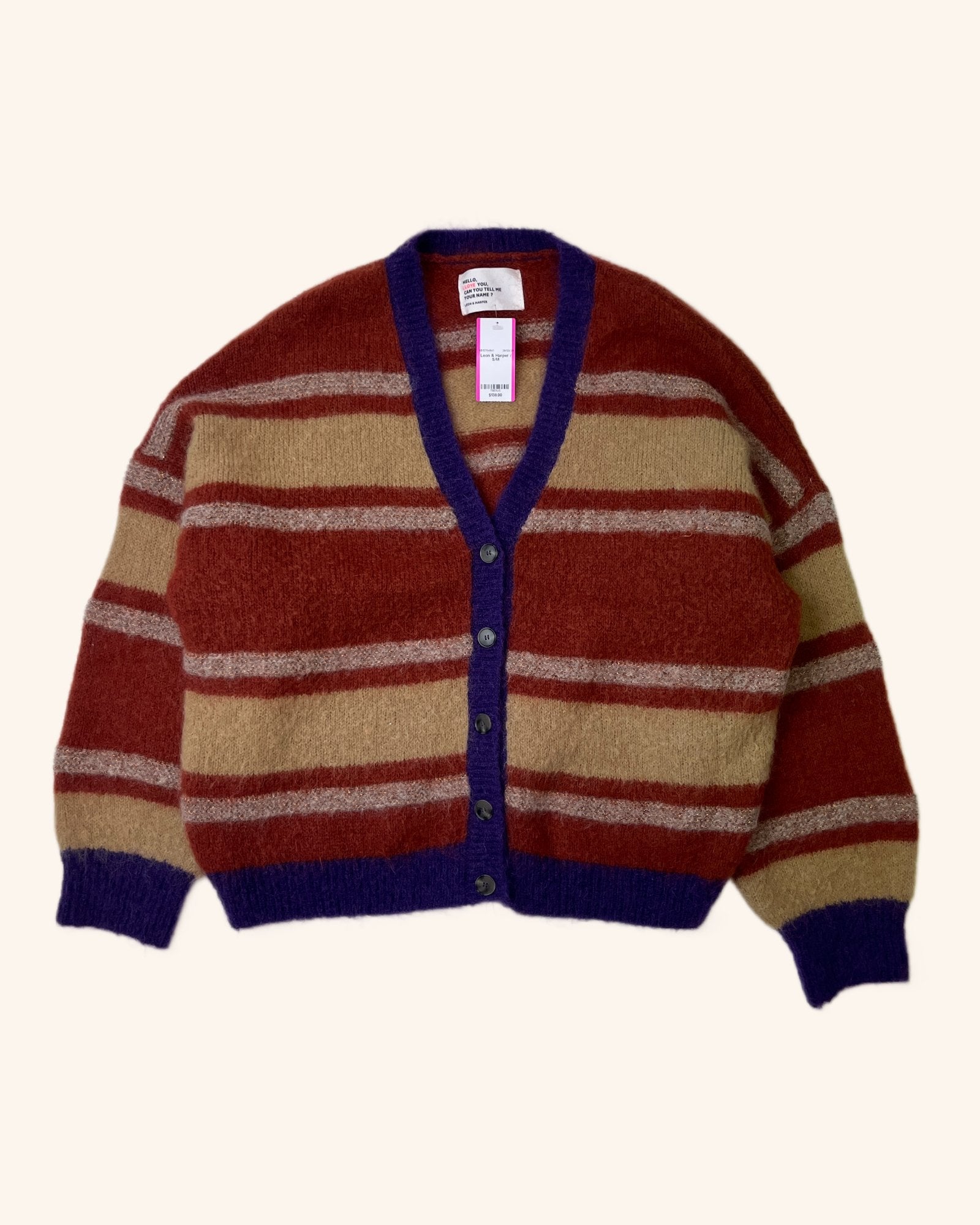 Leon & Harper - Mohair Blend Cardigan