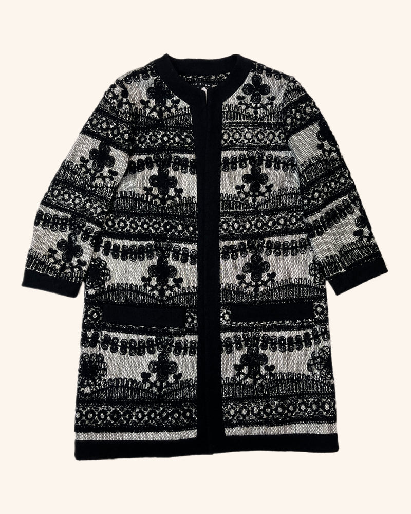 Paula Ryan - Ornate Lace Detail Coat