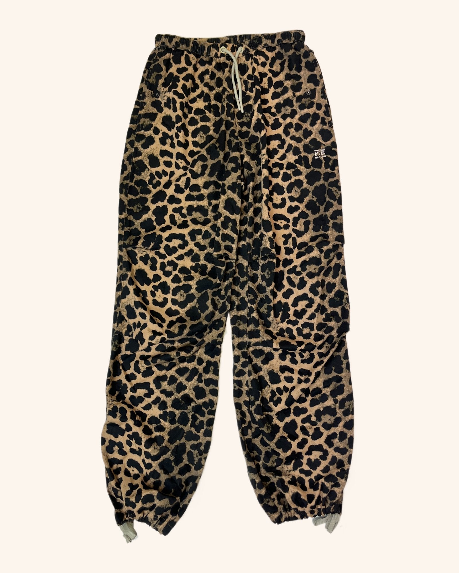 PE Nation - Leopard Print Parachute Pants