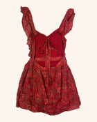 SIR. - Ornate Pattern Mini Dress