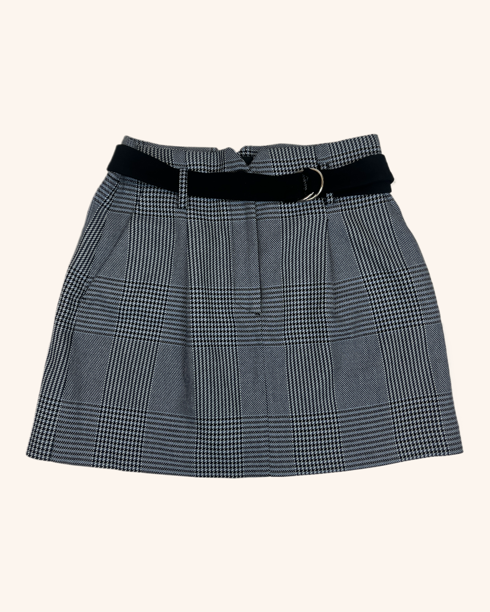 Maje - Houndstooth Mini Skirt