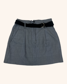 Maje - Houndstooth Mini Skirt