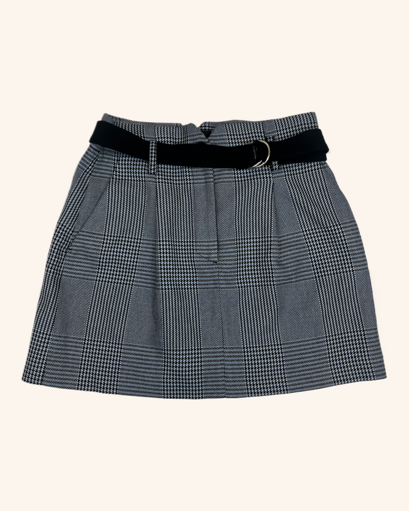 Maje - Houndstooth Mini Skirt