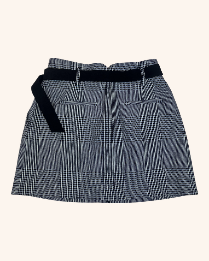 Maje - Houndstooth Mini Skirt