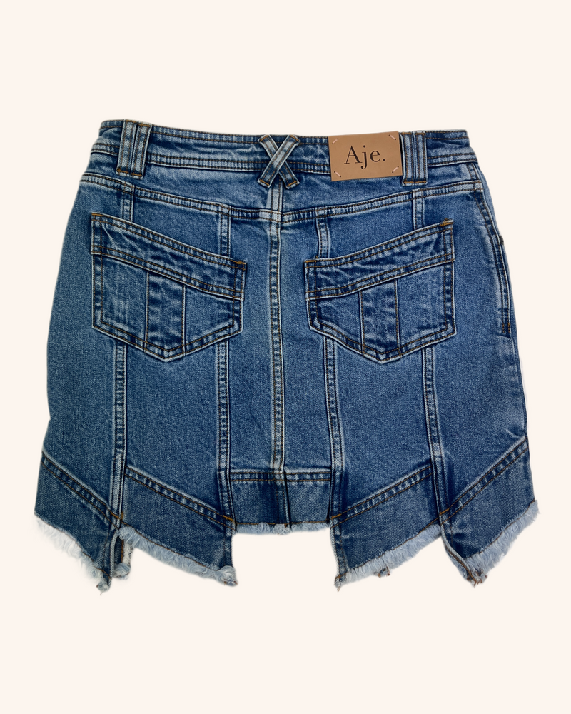 Aje - Denim Mini Skirt