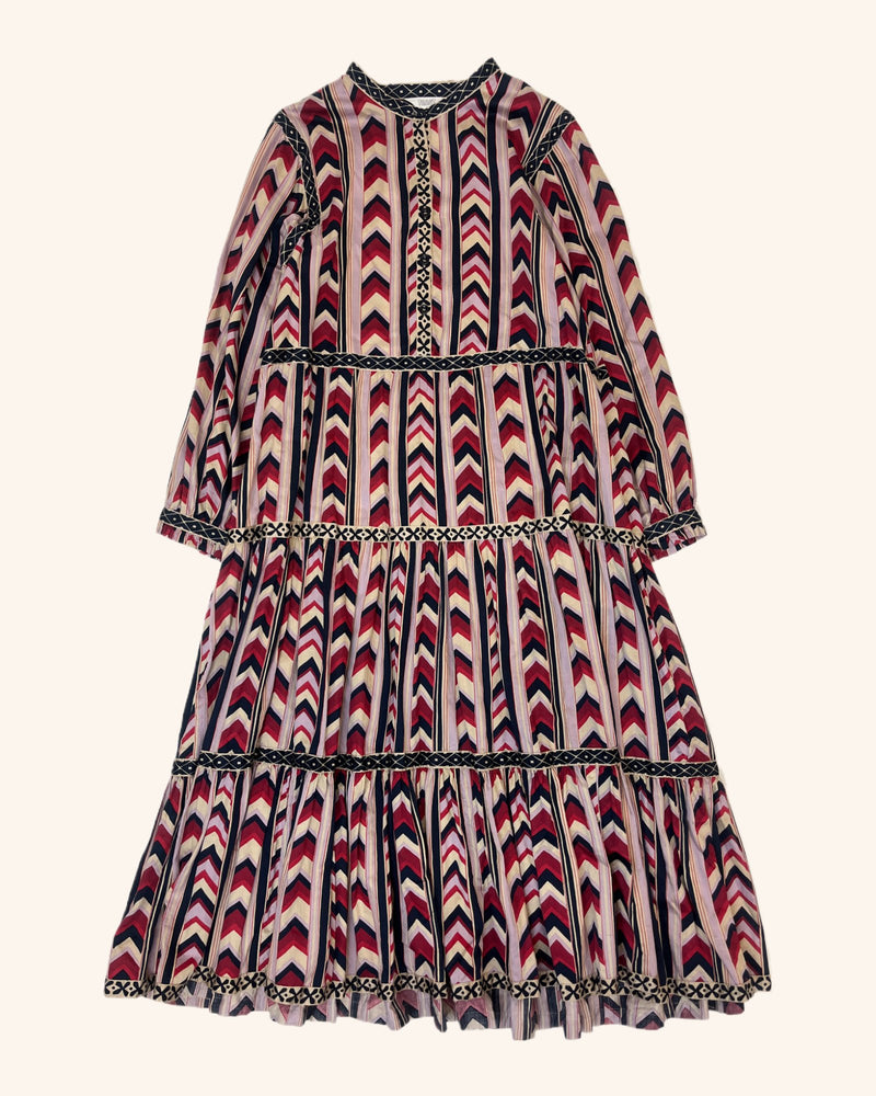 Toast - Chevron Print Maxi Dress