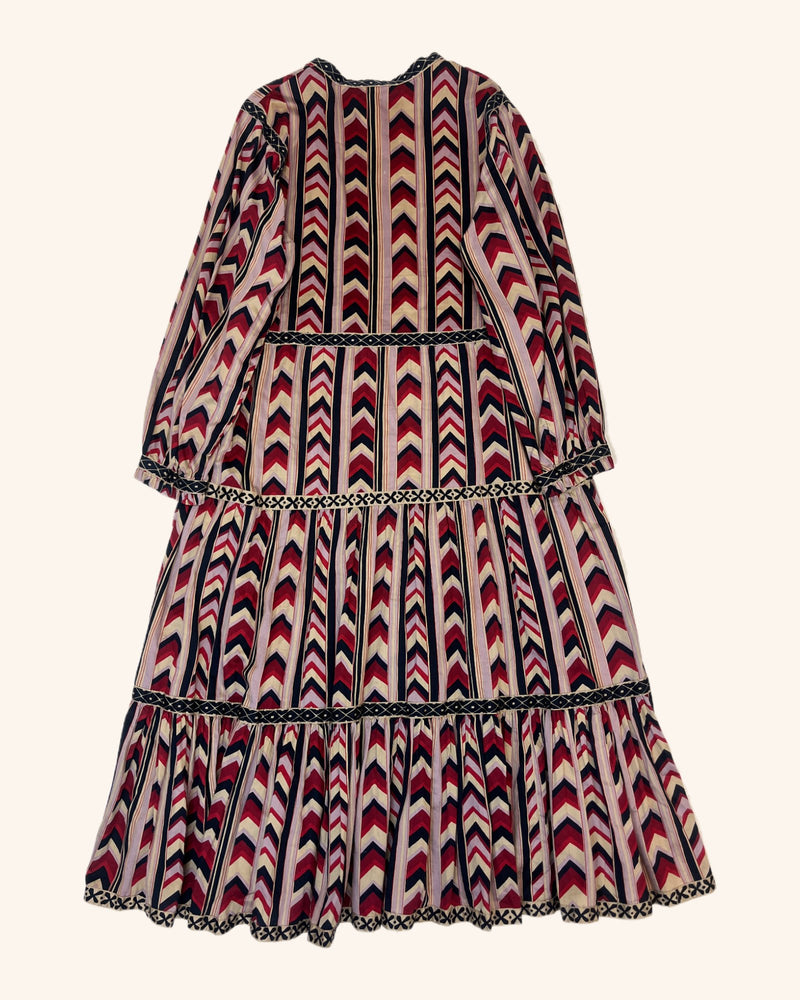 Toast - Chevron Print Maxi Dress