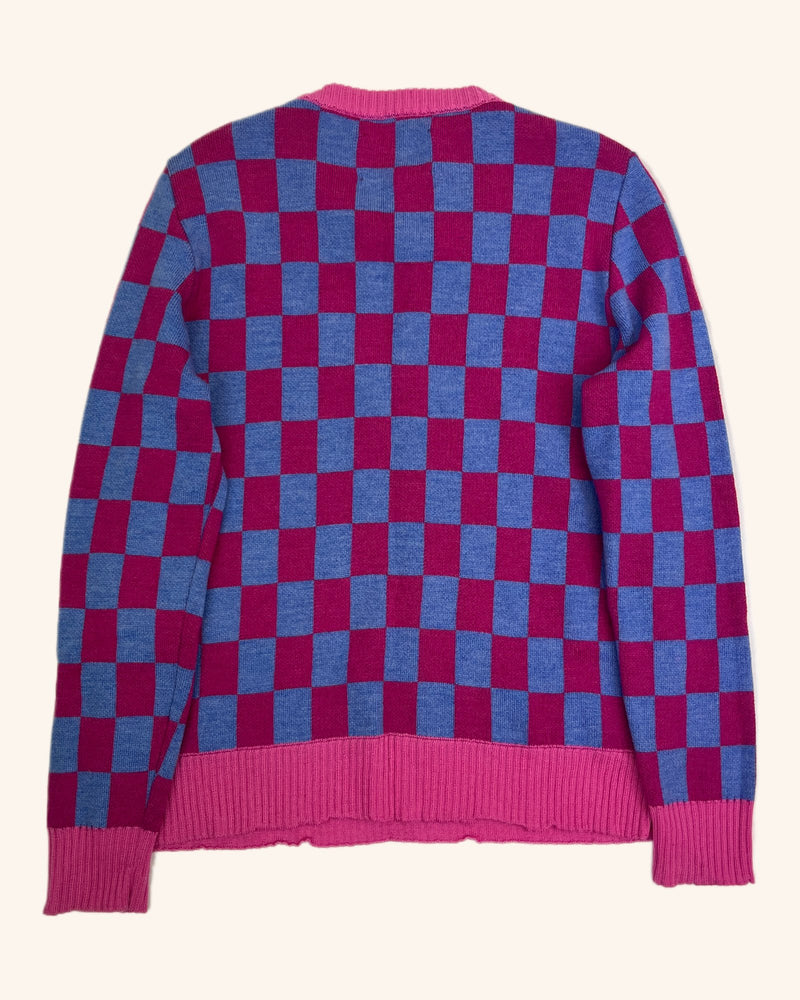 Twenty-Seven Names - Checkered Merino Jumper
