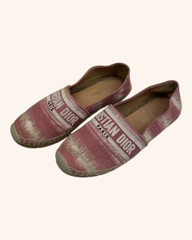 Christian Dior - Striped Fabric Espadrilles