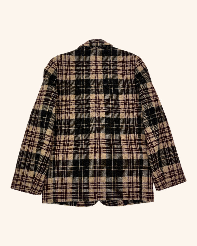 Isabel Marant Etoile - Plaid Wool Blazer