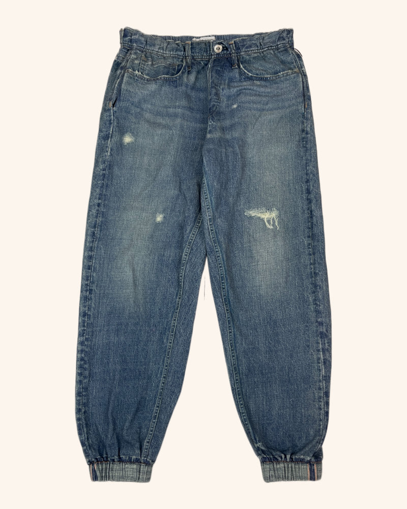 Rag & Bone - Printed Jean-Look Pants