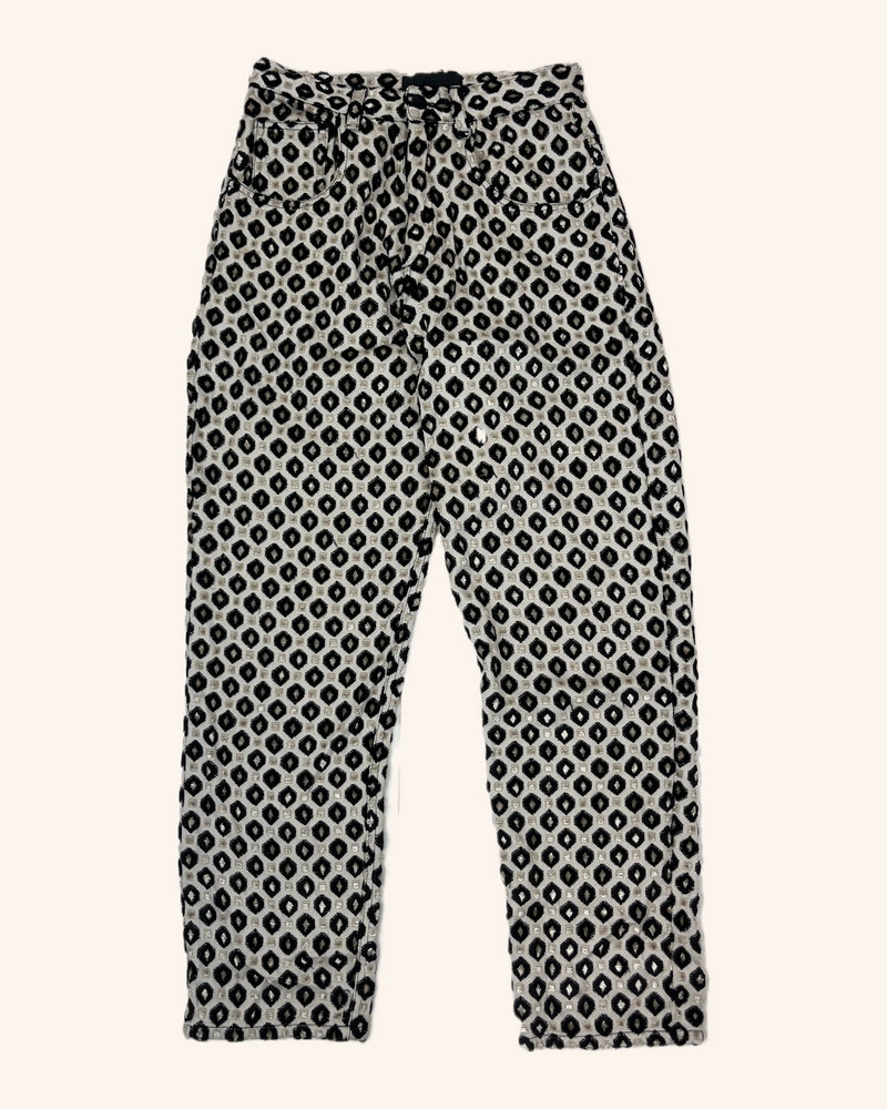 Miss Crabb - Diamond Pattern Pants