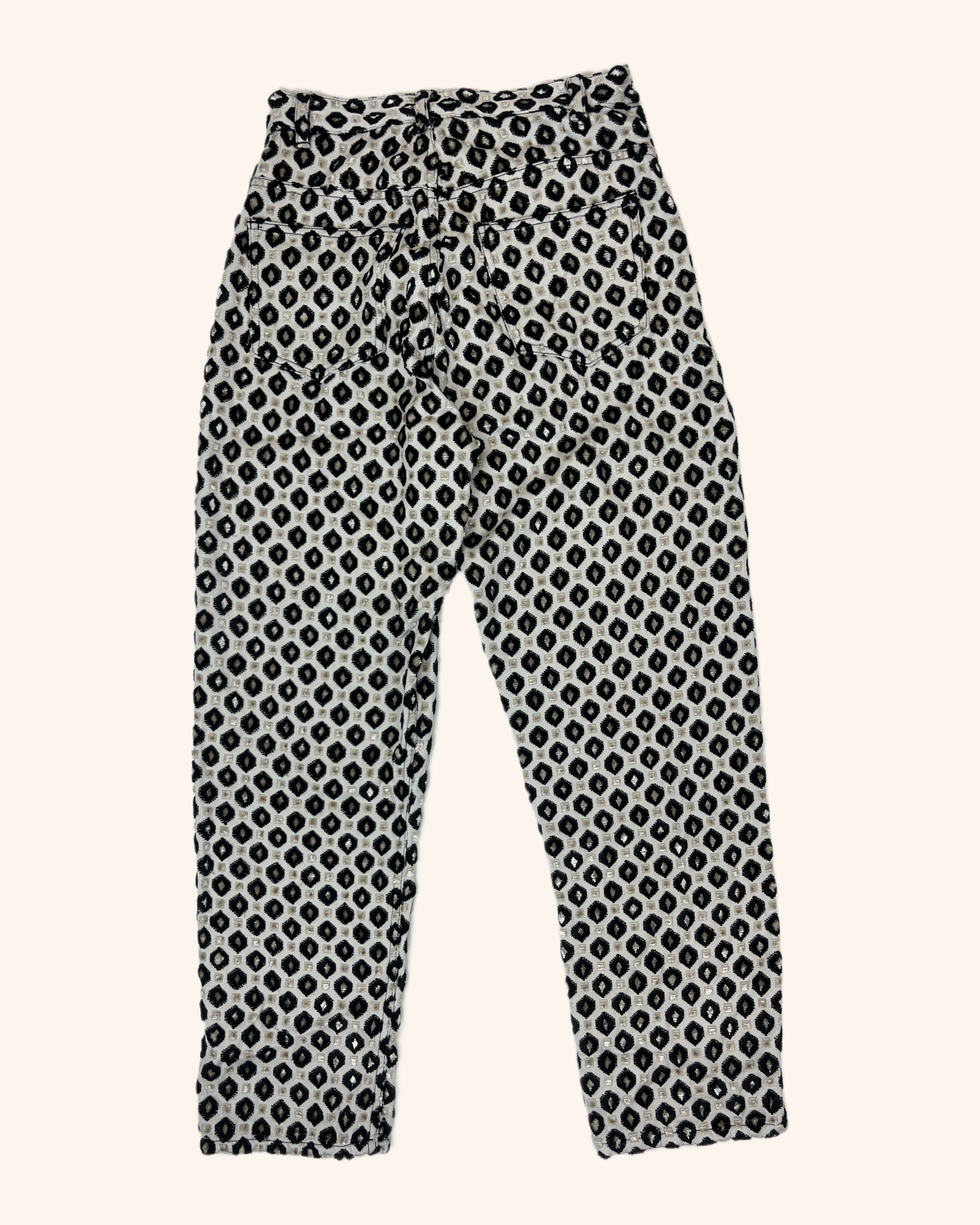 Miss Crabb - Diamond Pattern Pants