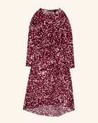 Maje - Abstract Pattern Midi Dress