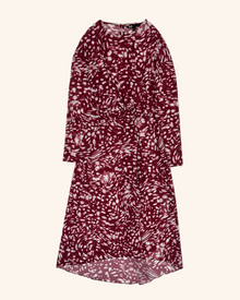 Maje - Abstract Pattern Midi Dress