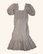 Ganni - Plaid Midi Dress