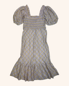Ganni - Plaid Midi Dress